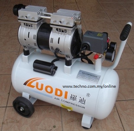 Luodi 550W 24L Oil-Less Silent Air Compressor - Click Image to Close